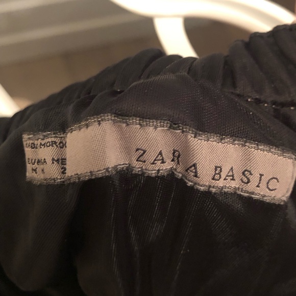 Zara one shoulder chiffon dress, size M - Picture 5 of 5